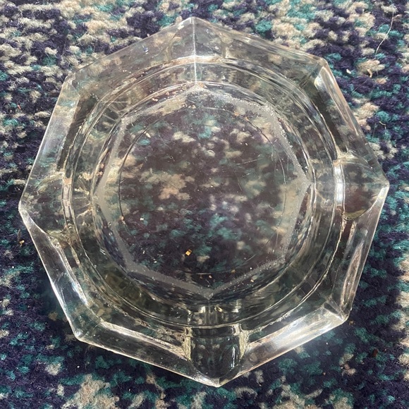 Retro Vintage Mid Century Modern Glass Ashtray - Picture 3 of 3